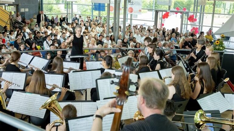 Orchester bei Verabschiedung